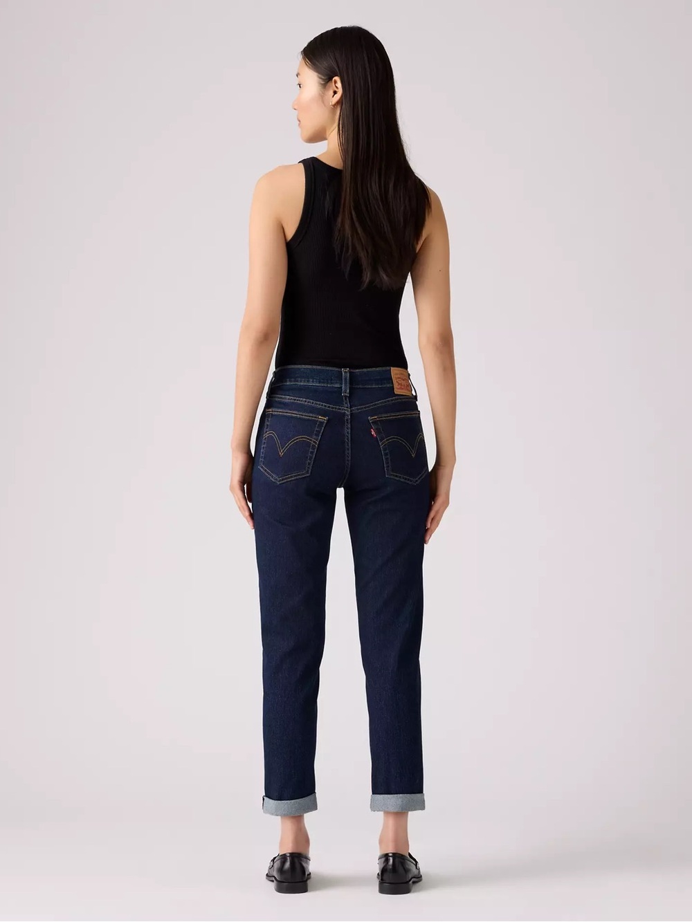 Mid Rise Boyfriend Jeans Dark Wash 30x30 NWOT
